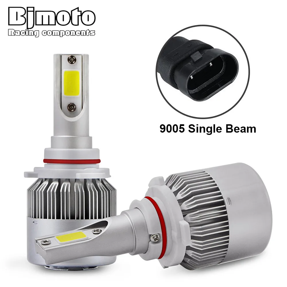 Светодиодный головной фонарь Bjmoto C9 H1 H7 H11 9005 HB3 9006 HB4 H4 9003 HB2 H13 9008 Hi/Li для автомобиля