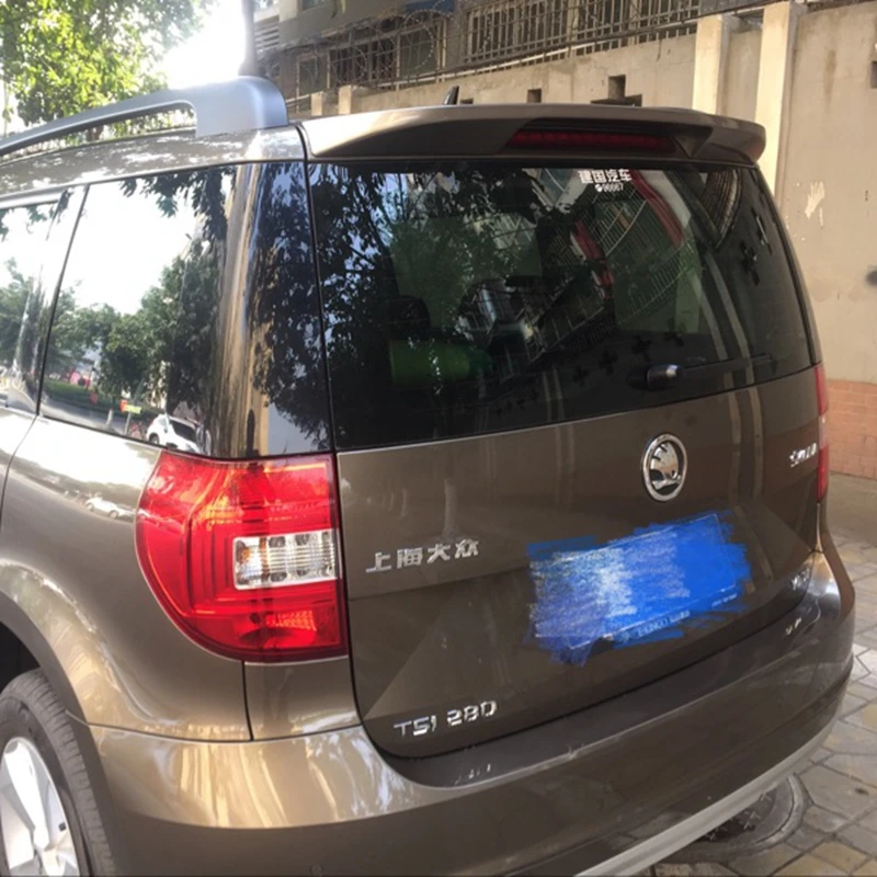 Спойлер для skoda yeti 2013 2017 спойлер высокого качества из АБС пластика автомобиля