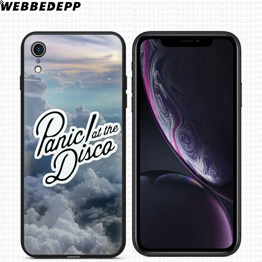 WEBBEDEPP Panic At The Disco Soft Silicone Case for iPhone 11 Pro Xr Xs Max X or 10 8 7 6 6S Plus 5 5S SE |