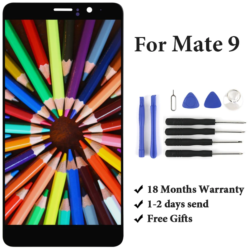 

Для 5,9 ''honor Коврики 9 ЖК-дисплей сенсорный Экран сборки Дисплей MHA-L29 MHA-L09 Замена с бесплатными подарками