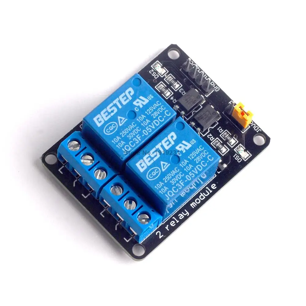 5V 2 Channel Relay Module Low Level Trigger with Optocoupler Output way for Arduino | Обустройство дома