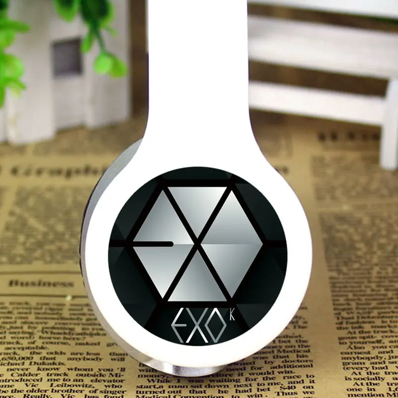 Модные оригинальные регулируемые наушники KPOP EXO игровые стереонаушники для