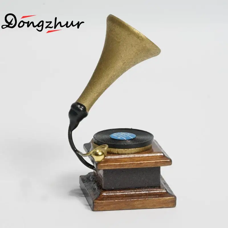 Миниатюрный Кукольный домик Dongzhur 1:12 мини аксессуары ультракомпактный Ретро