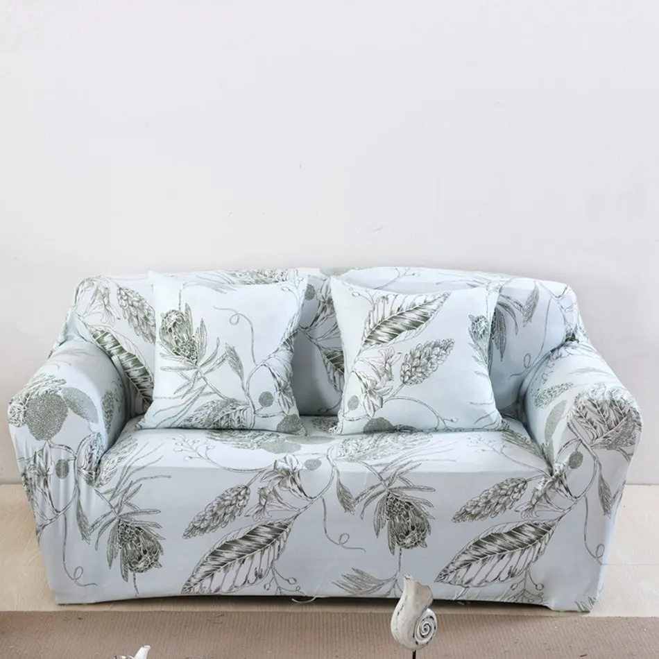 012 Розовые цветы Чехлы для дивана кровати для гостиной Loveseat спандекс Угловые Чехлы для кресел универсальные растягивающиеся покрытия для мебели плюшевые - Цвет: 012