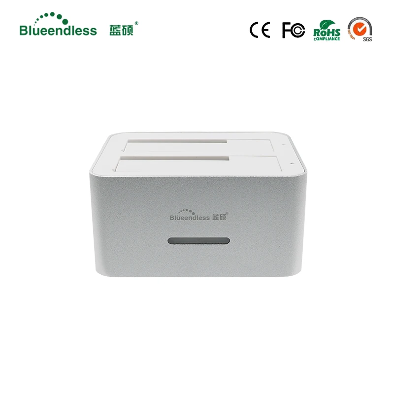 Популярная док станция для жесткого диска Sata usb 3 0 hdd бокс 5 2 отсека ТБ на sata 5/3