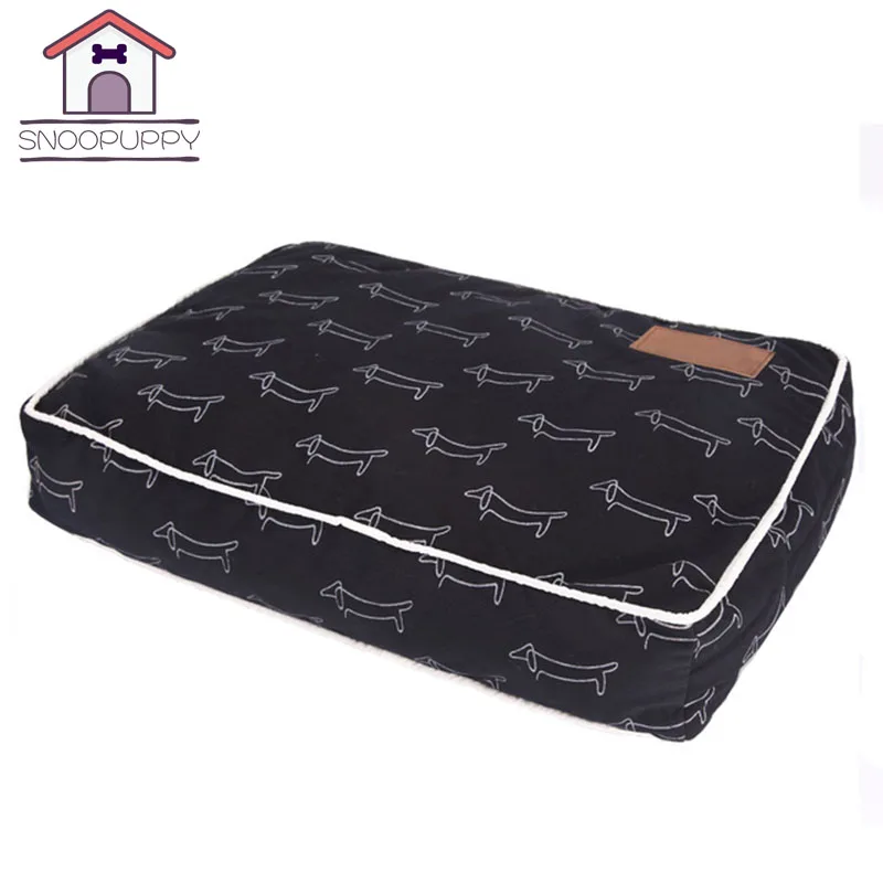 Собака кошка кровать коврики съемный чехол подушка для домашних животных собак