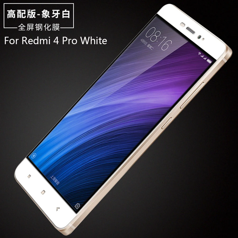 Для Xiaomi Redmi 4 закаленное стекло 2.5D полное покрытие стекло-экран протектор