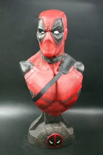 Пользовательские 1/3 Дэдпул с Полимерным Покрытием Смола Статуя Бюст Новый |