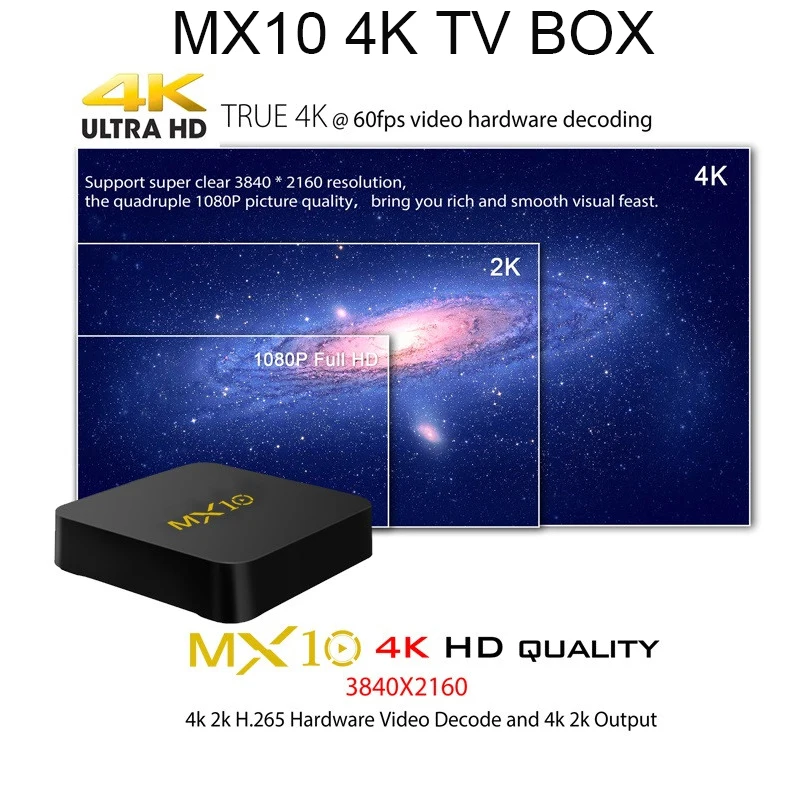 KimTin MX10 ОЗУ 4 Гб ПЗУ 64 Гб RK3328 четырехъядерный процессор 64 бит Android 9,0 телеприставка 4K 3D USB 3,0 H.265 HDR VP9 2,4G Wifi ТВ приставка