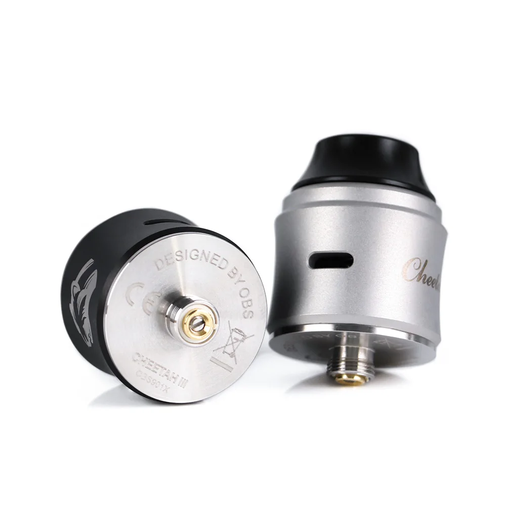 2 шт. бак для вейпа OBS Cheetah III RDA с 25 миллиметровым наконечником 810 капельного