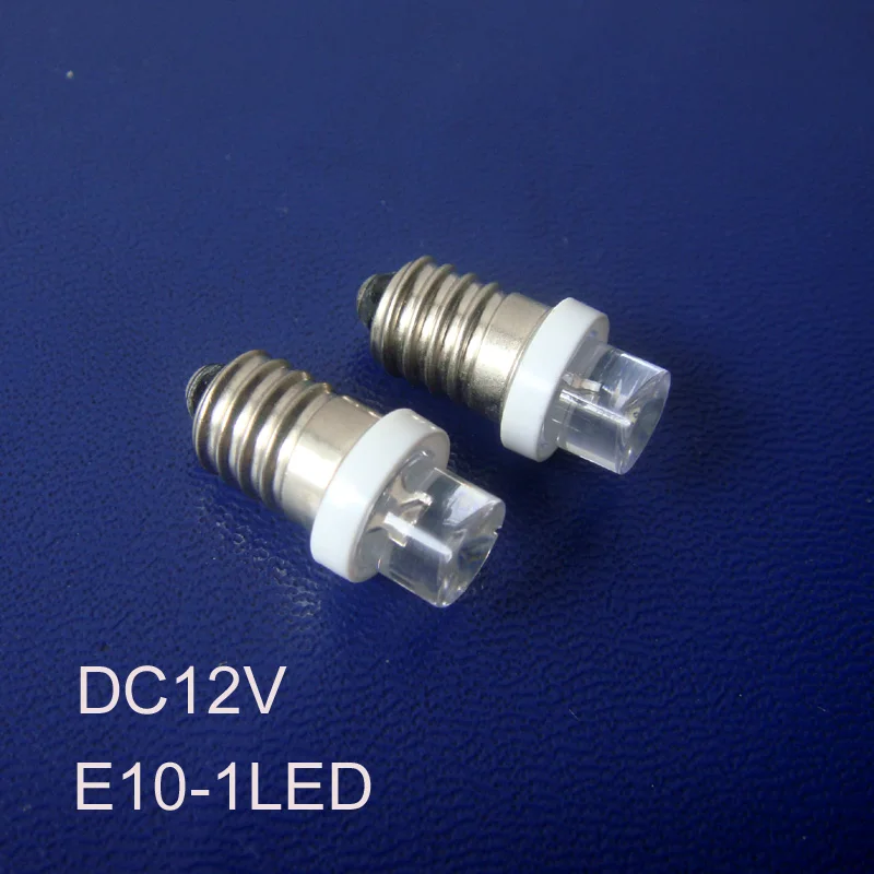 

High quality 12Vdc E10 led lights,E10 led Lamps,12V E10 LED Car Signal Light,Indicator Light,Pilot Lamp free shipping 50pcs/lot