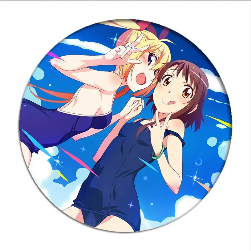 1 шт. брошь в виде манги Nisekoi Значки для косплея Kirisaki Chitoge |