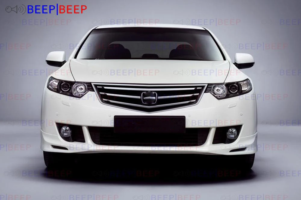 Аэродинамическая накладка чехол для Honda Accord 8 2008-2011 на передний бампер ABS пластик