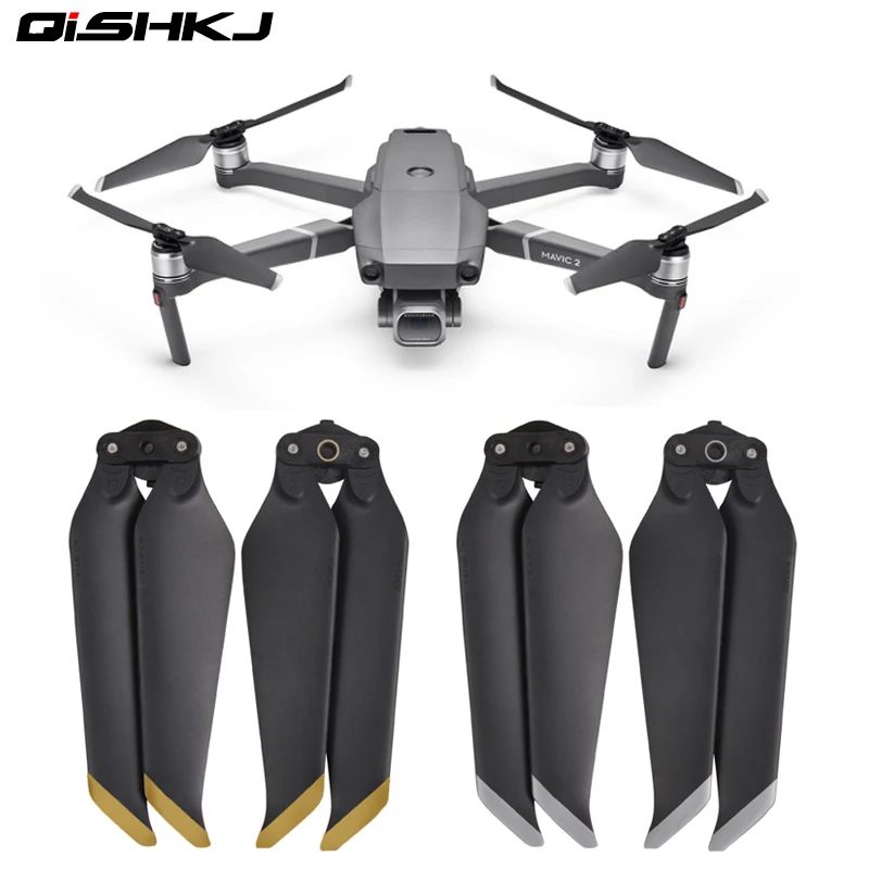 

Пропеллеры DJI Mavic 2 Pro Zoom 8743 с низким уровнем шума, быстросъемные складные лопасти, шумоподавление, аксессуары для дрона, 2 шт.