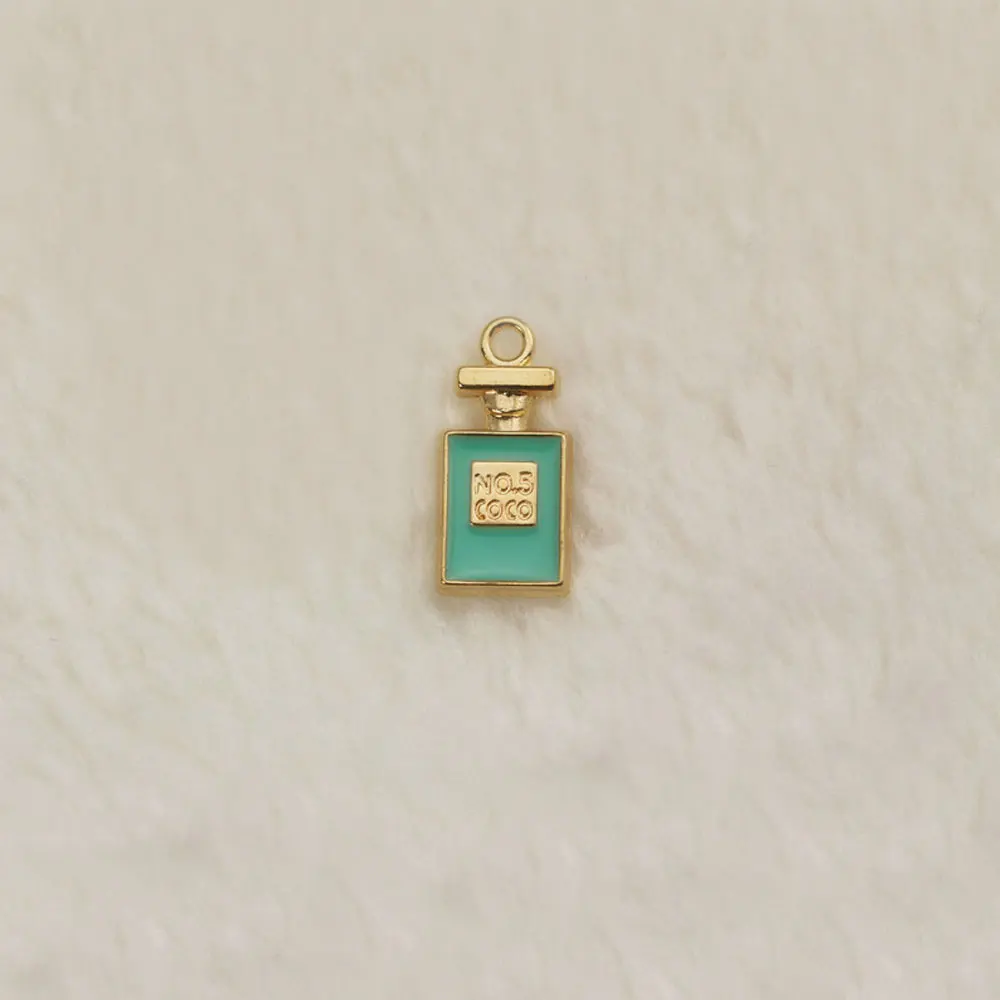 10 шт. RUIDAY флакон духов плавающий эмаль амулеты подвески из сплава для