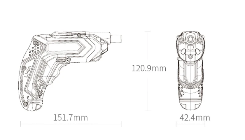 Tonfon мини 3,6 В Беспроводная электрическая отвертка с USB перезаряжаемой мощностью отвертка с винтовыми битами высокого качества