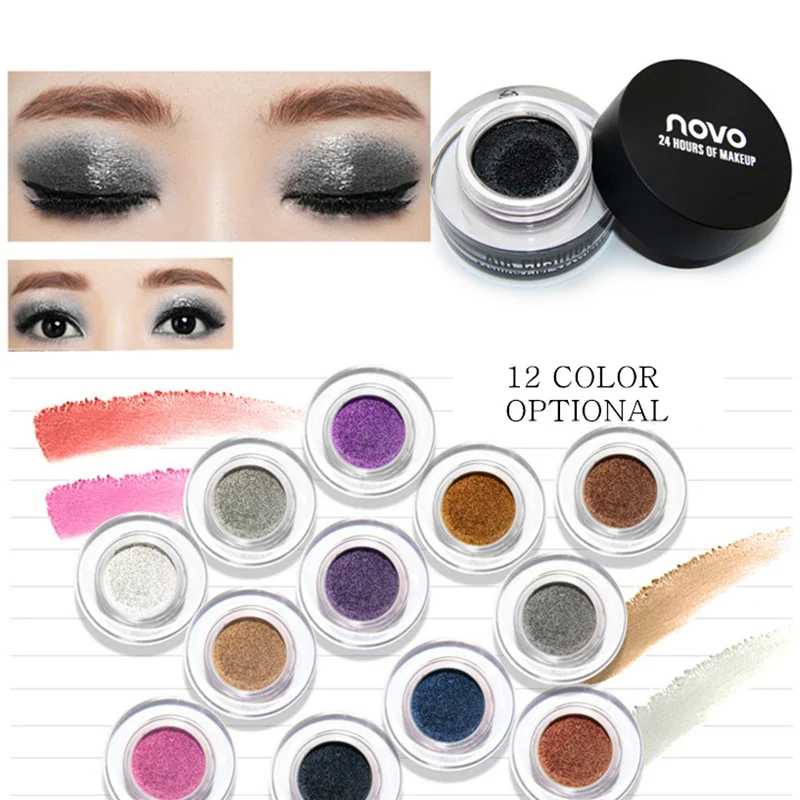 Новая длинная одежда крем тени для век 12 цветов водонепроницаемый телесный