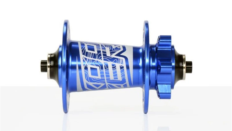 Blue Front Hub QR Koozer ПЕРЕДНЯЯ СТУПИЦА или Задняя Ступица алюминиевая ступица велосипеда набор 2/4 подшипники MTB 32 отверстия с QR велосипедная ступица через - Цвет: Blue Front Hub QR