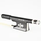 Серебряный бриллиантовый лук для скрипки из углеродного волокна Красивая лягушка сладкий звук отличный баланс MELLOR профессиональные детали для скрипки P4 аксессуары