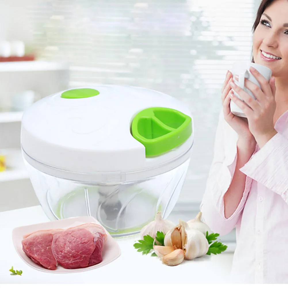 Ручной измельчитель еды Pull String скоростной процессор для овощей фруктов чеснок