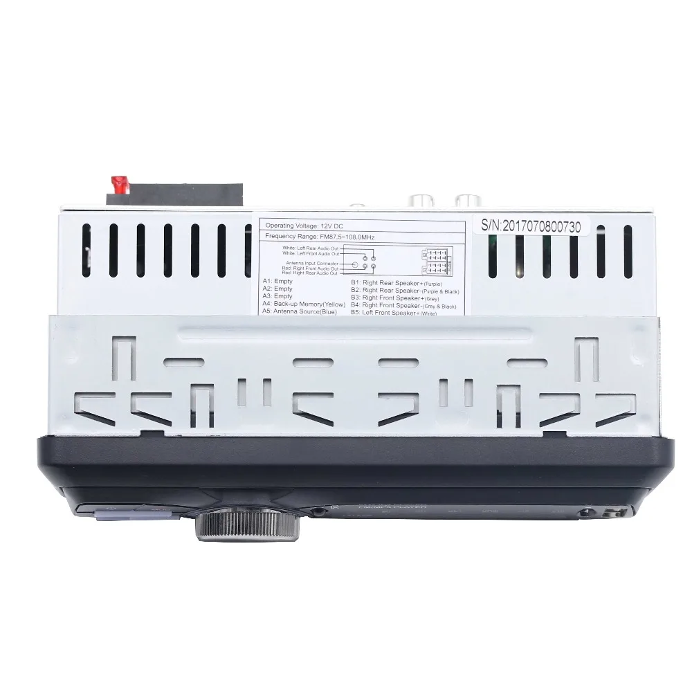 1Din автомобильный аудио 1010RDS MP3-плеер Bluetooth Стерео RDS/FM/AUX/ISO вход Subwoof