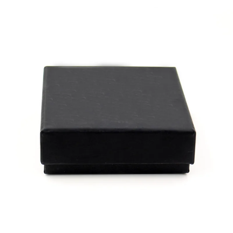 Модные ювелирные изделия упаковочная коробка высокое качество простой картон черный материал браслет Подарочная коробка с губкой внутри