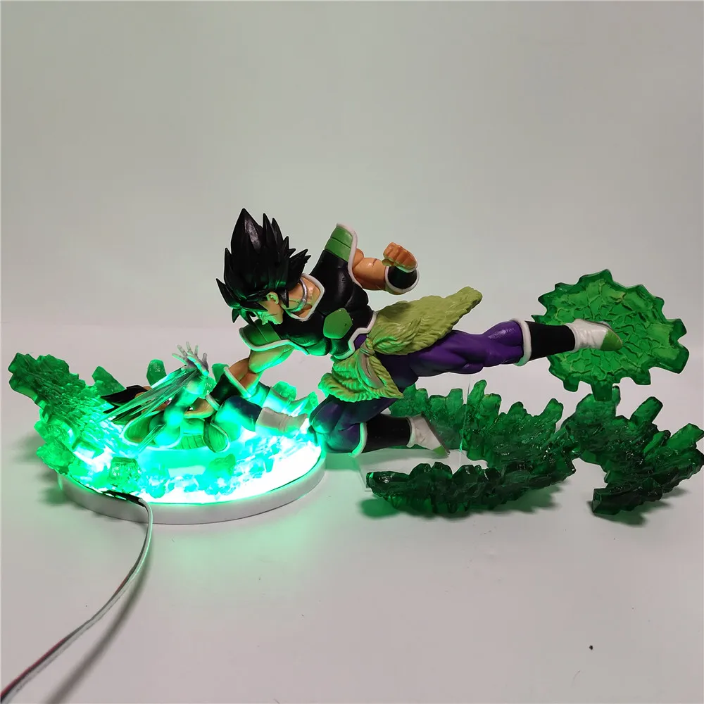 Dragon Ball лампа светодиодный фигурка броли ПВХ Модель Фигурки Dragon Ball Супер фигурка Broli DBZ DIY Lampara детские игрушки