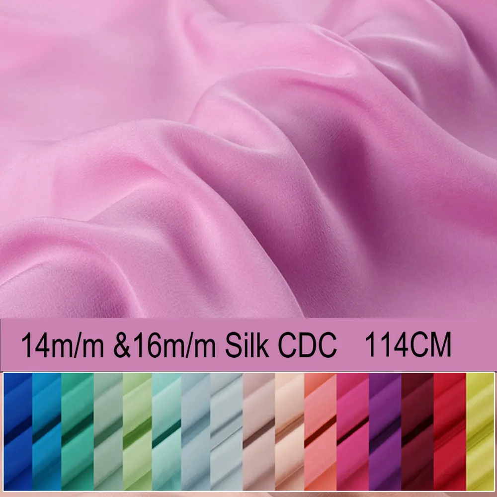 

Silk Crepe De Chine Fabric For Silk Dress 16 m/m and 14m/m H1CDC109