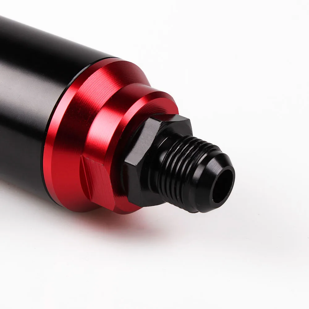 RASTP черный и красный Встроенный топливный фильтр с высоким потоком 100 микрон