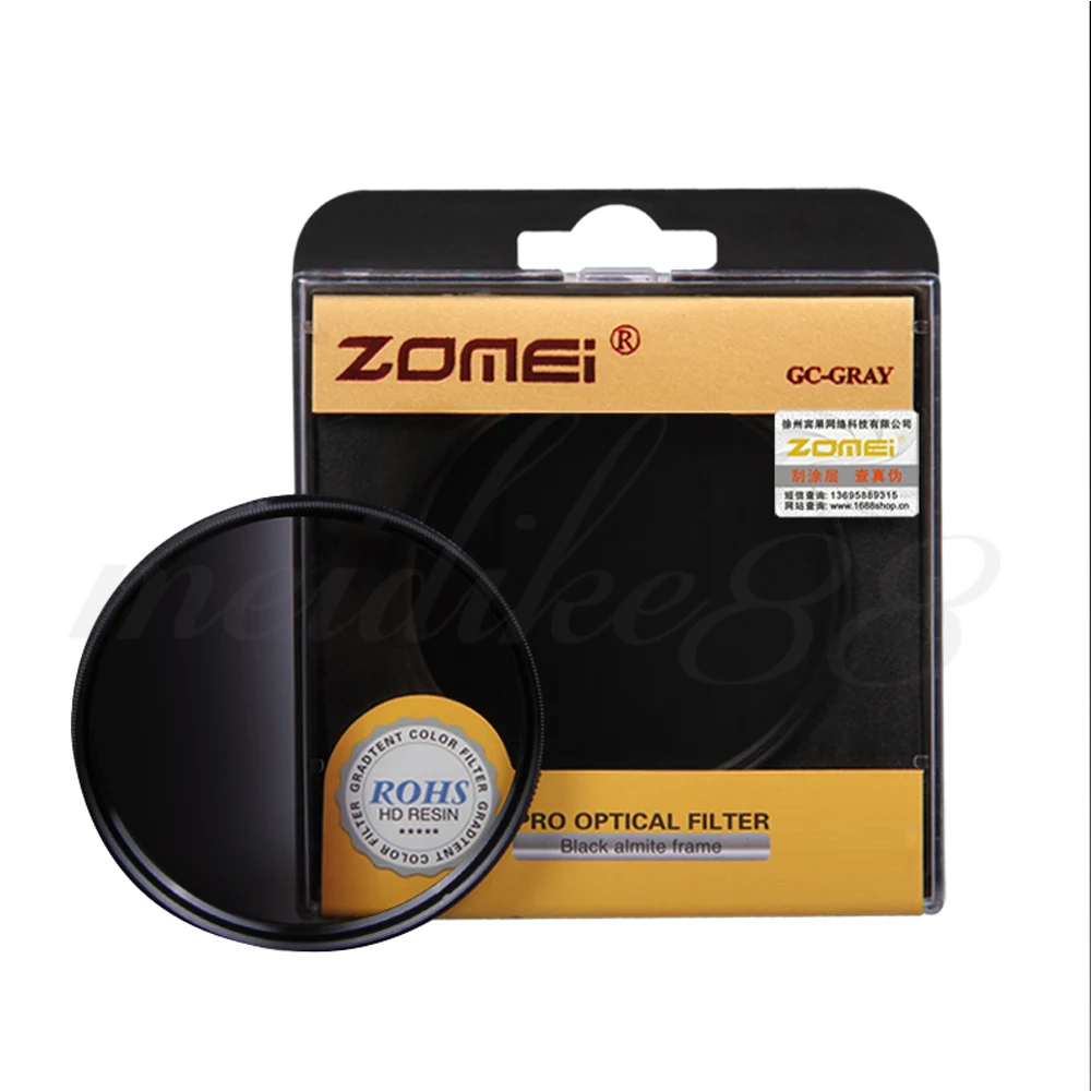 

ZOMEI 58mm PRO Optical Graduated Gradual Color Filter Kit - Red Blue Orange Gray