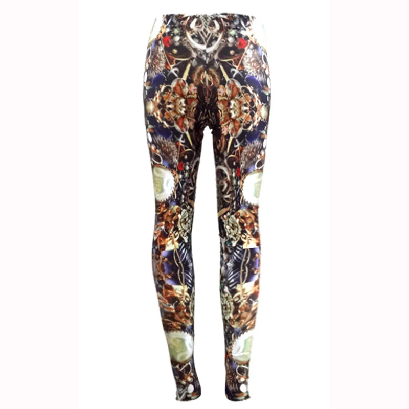 Women's Leggings Pants Hot Sell Women Legins Vibrant and Artistic Digital Print Pants Trousers Stretch Pants