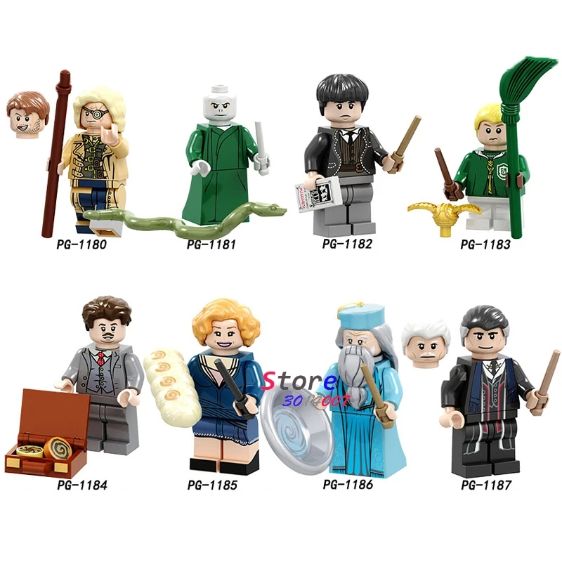 10Set-PG8173 10 комплектов, Волшебная серия из фильма 4, Властелин колец, Игра престолов, фигурки, строительные блоки, игрушка, модель, кубики для детей - Цвет: 10Set-PG8173
