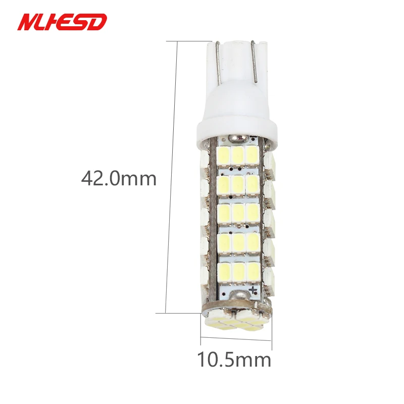 2 шт. T10 W5W 68 светодиодный лампы 194 501 1206 для SMD стайлинга автомобиля внутреннее