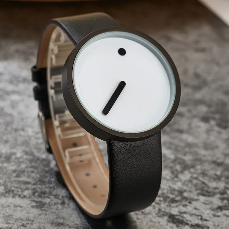 Уникальный подарок крутые наручные часы в минималистическом стиле из