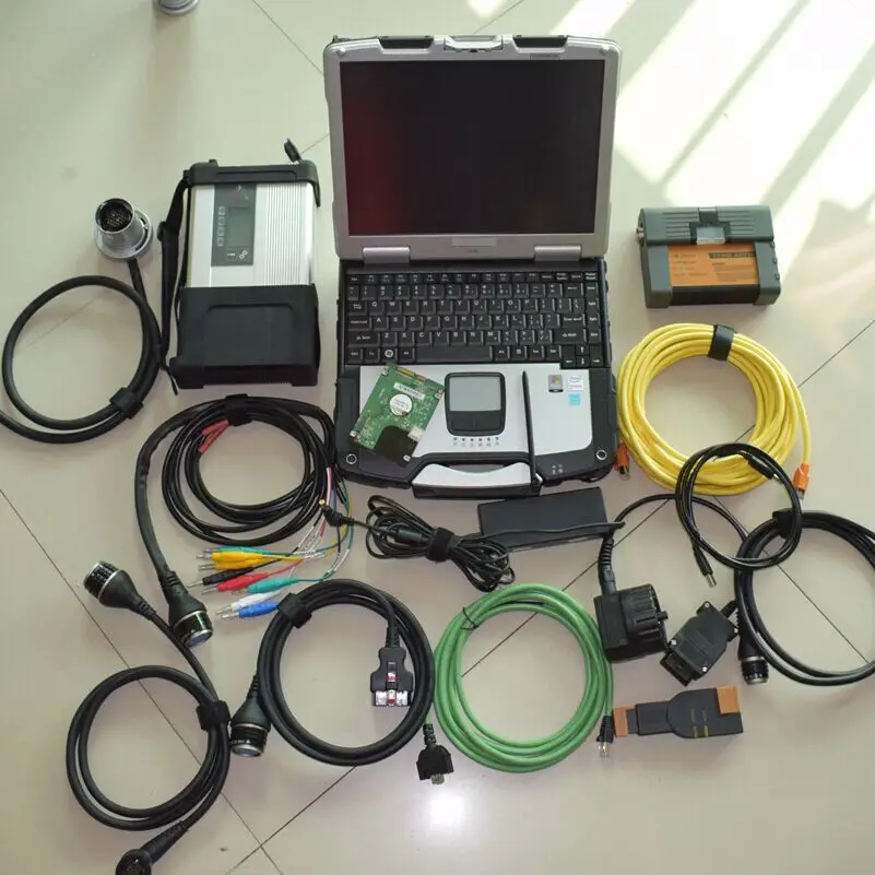 2019 05 в mb star c5 sd hdd для BMW ICOM A2 b c с ноутбуком АВТОМОБИЛЯ ДИАГНОСТИКИ toughbook CF 30