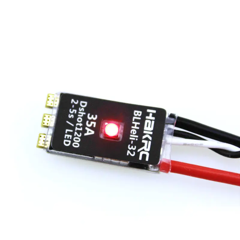 Встроенный светодиодный модуль HAKRC BLHeli_32 Bit 35A 2-5S ESC поддержка Dshot1200 Multishot для