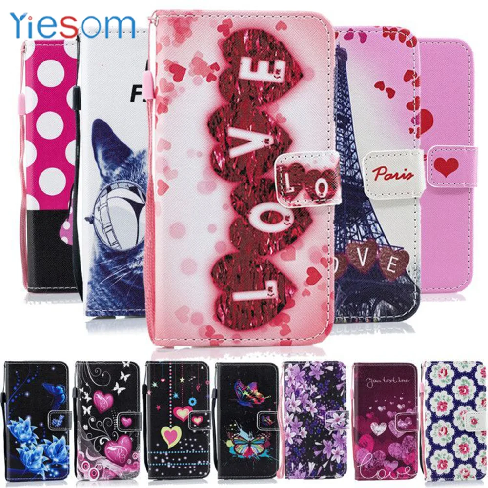 Чехол YIESOM для Sony Xperia L1 L2 XA1 Ultra XA2 Plus XA3 кожаный чехол бумажник XZ1 Compact XZ2 XZ3 Mini