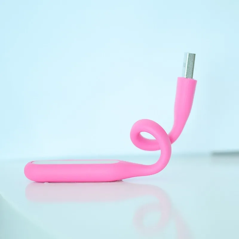 Гибкие металлические usb гаджет светодиодный ультра яркий usb светодиодный свет USB светодиодный лампа складная