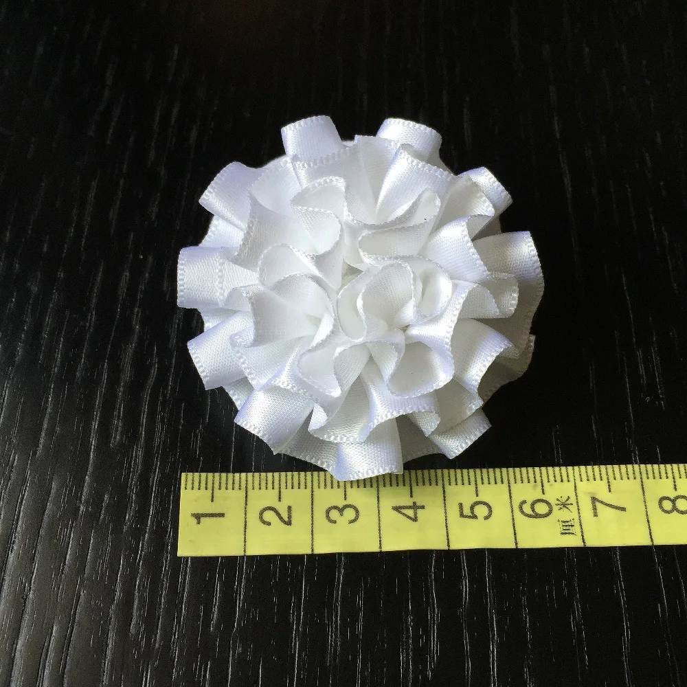 2 шт. резинки для волос с белым бантом и искусственными цветами | Аксессуары