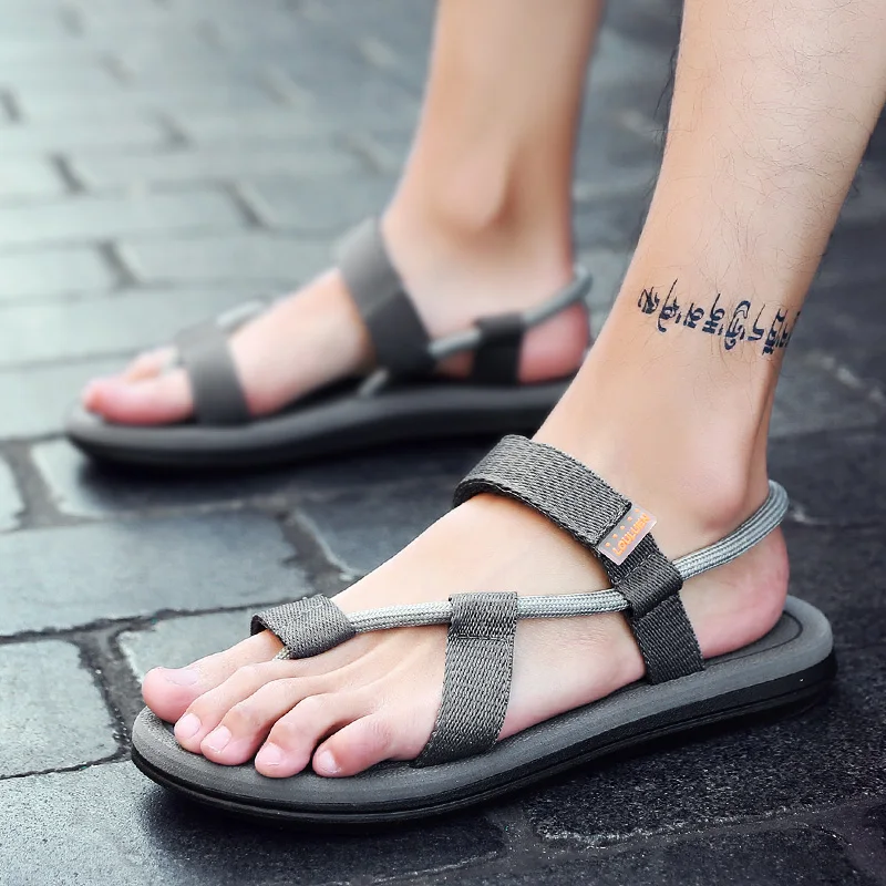 2019 New Unisex Beach Sandals Summer Casual Slippers for Men Women High Quality Fashion Roman Style Flats Soft Sandalias | Обувь