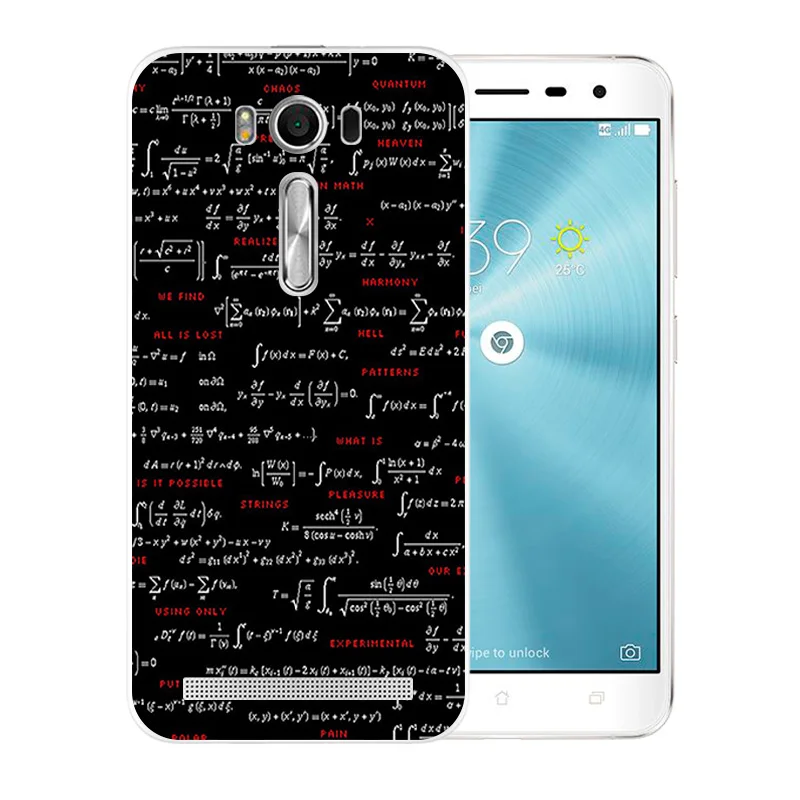 5 0 дюймов для Asus ZenFone 2 Laser ZE500KL Силиконовая задняя крышка цветной прозрачный узор