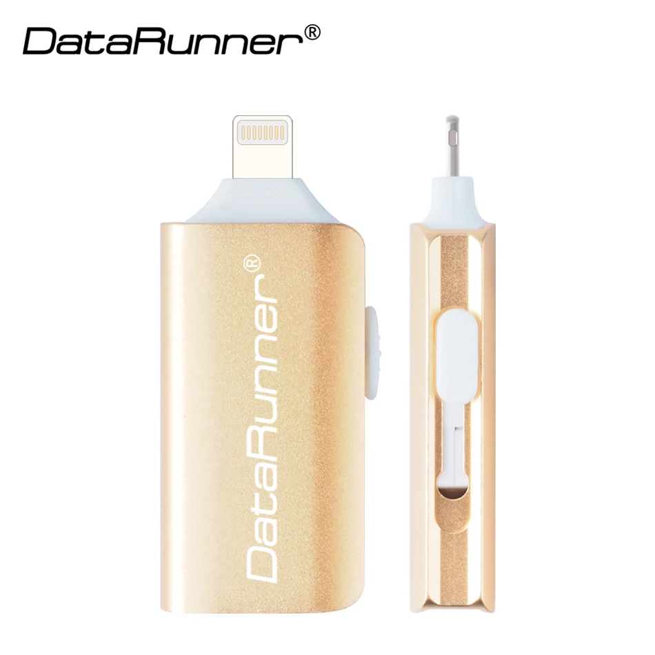 DataRunner 3 in 1 USB Flash Drive 128gb Pen For iPhone/Android Device Micro Usb Stick 16gb 32gb 64gb Pendrive | Компьютеры и офис
