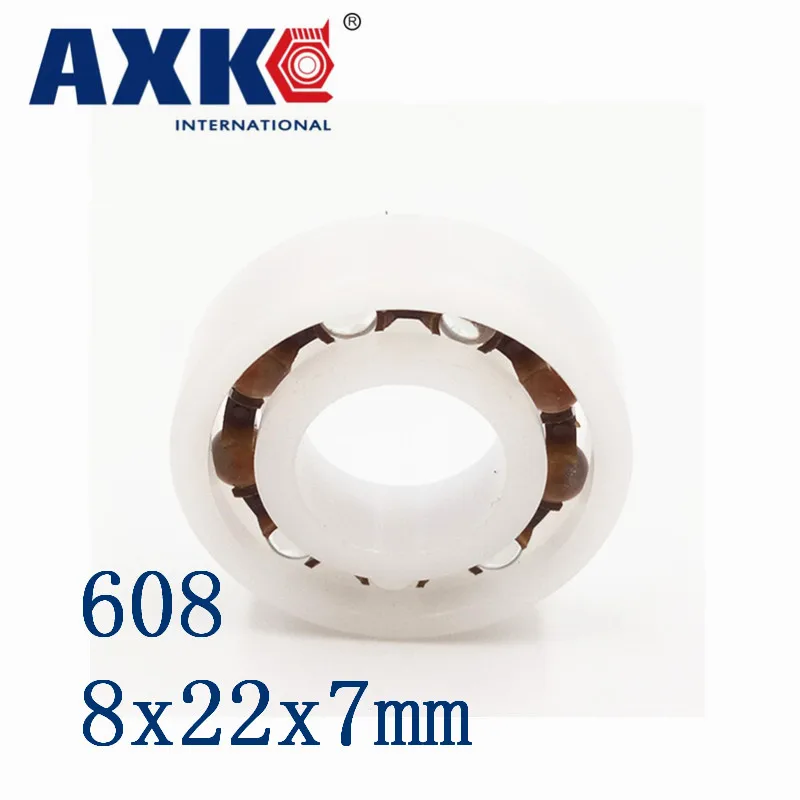 Пластиковые подшипники Axk 608 Pom (10 шт.) 8x22x7 мм стеклянные шарики 8*22*7 | Обустройство