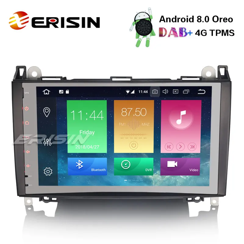 Erisin ES7492B 9 &quotAndroid 8 0 автомобильное радио с GPS DAB + DTV BT 4G SD для Mercedes Benz A/B Sprinter Viano