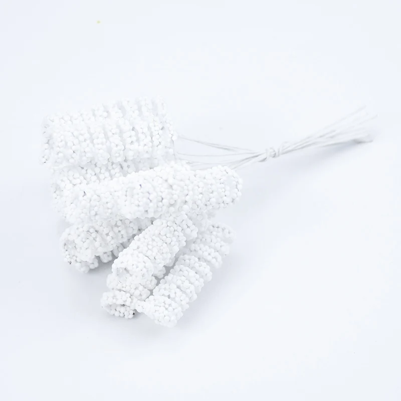 white 12 шт. искусственные растения DIY рождественские гирлянды Гипсофилы шелковые цветы для скрапбукинга поддельные вспененные весенние diy свадебный домашний декор - Цвет: white