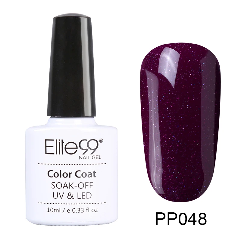 PP048 Elite99 фиолетовый цвет 10 мл Гель-лак замачиваемый УФ Гель-лак для ногтей для маникюра долговечный Гель-лак для ногтей - Цвет: PP048