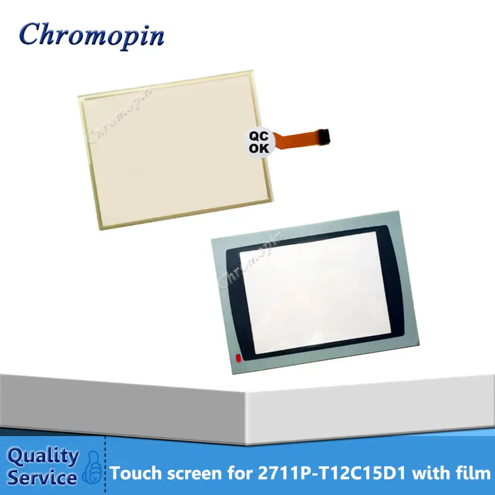 

Touch Screen Panel for AB PanelView Plus 1250 2711P-T12C15D1 2711P-T12C15D2 2711P-T12C15D6 2711P-T12C4A8 with Overlay