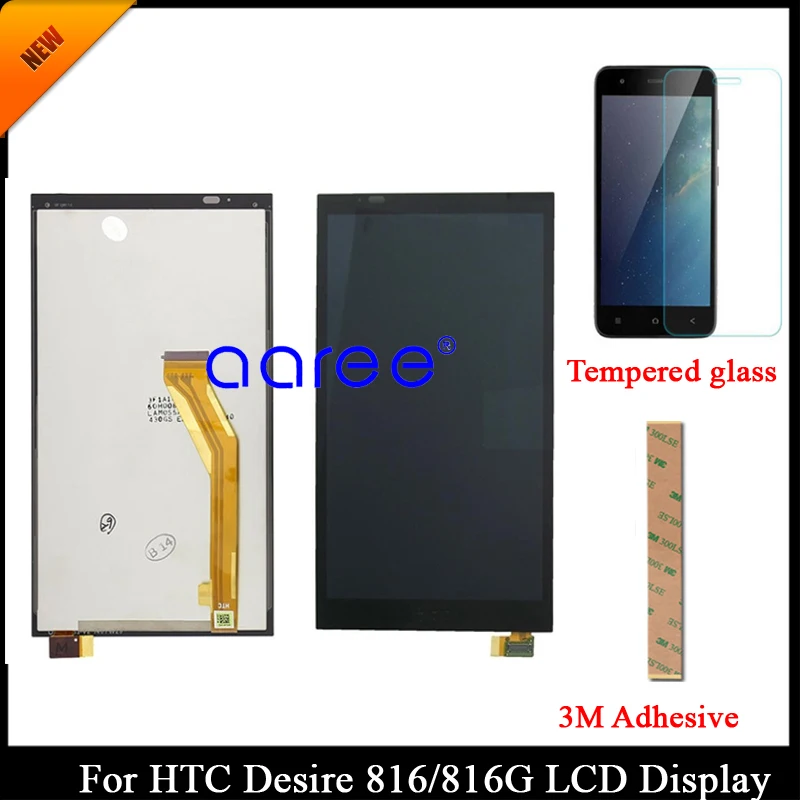 100% протестированный ЖК-дисплей класса AAA для HTC Desire 816 D816 816G сенсорный дигитайзер в