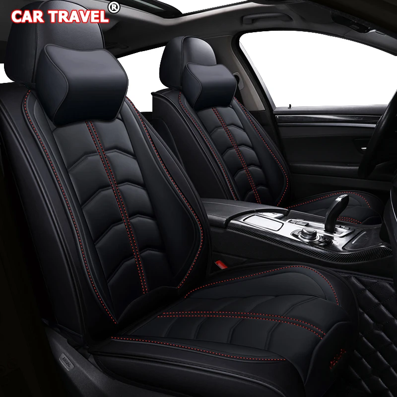Front Rear Luxury Leather car seat cover For ford transit opel grandland x byd f3 lada xray land rover freelander 2 seats | Автомобили и