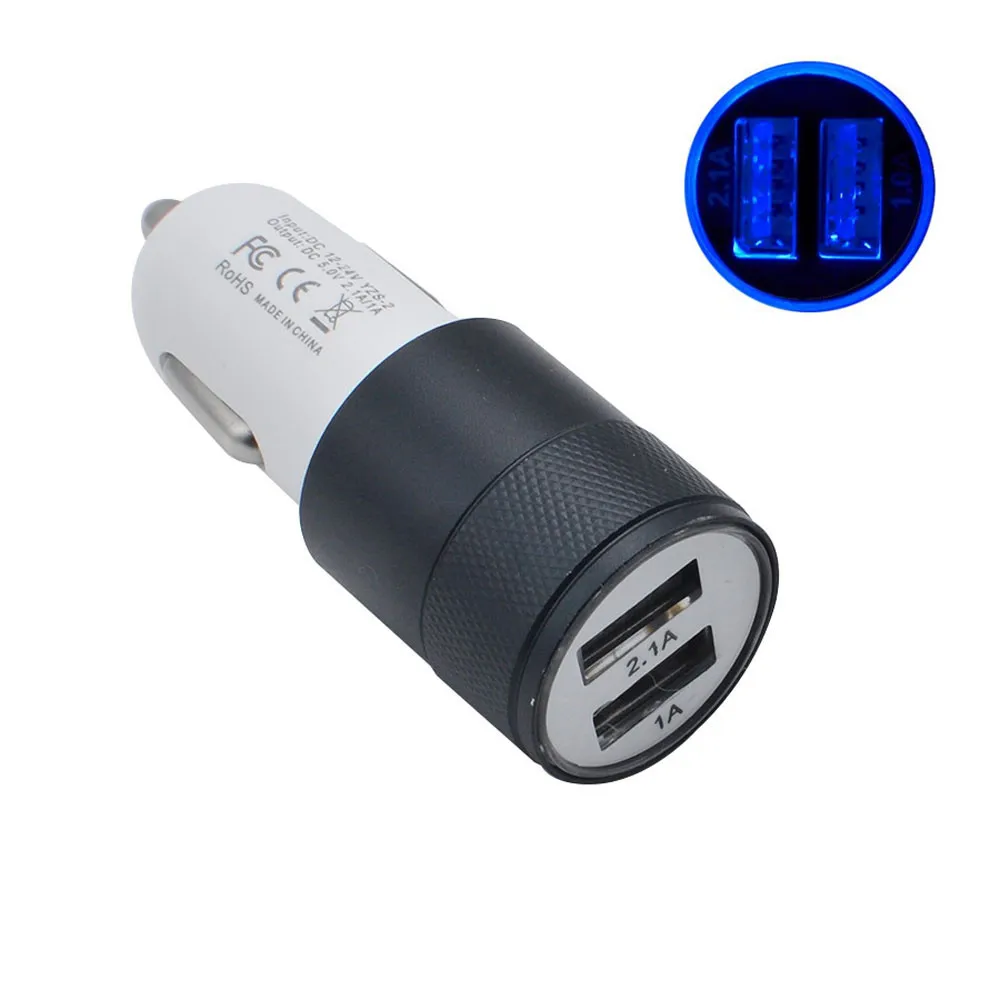 EPULA Модное Новое 2 портовое USB Универсальное автомобильное зарядное устройство